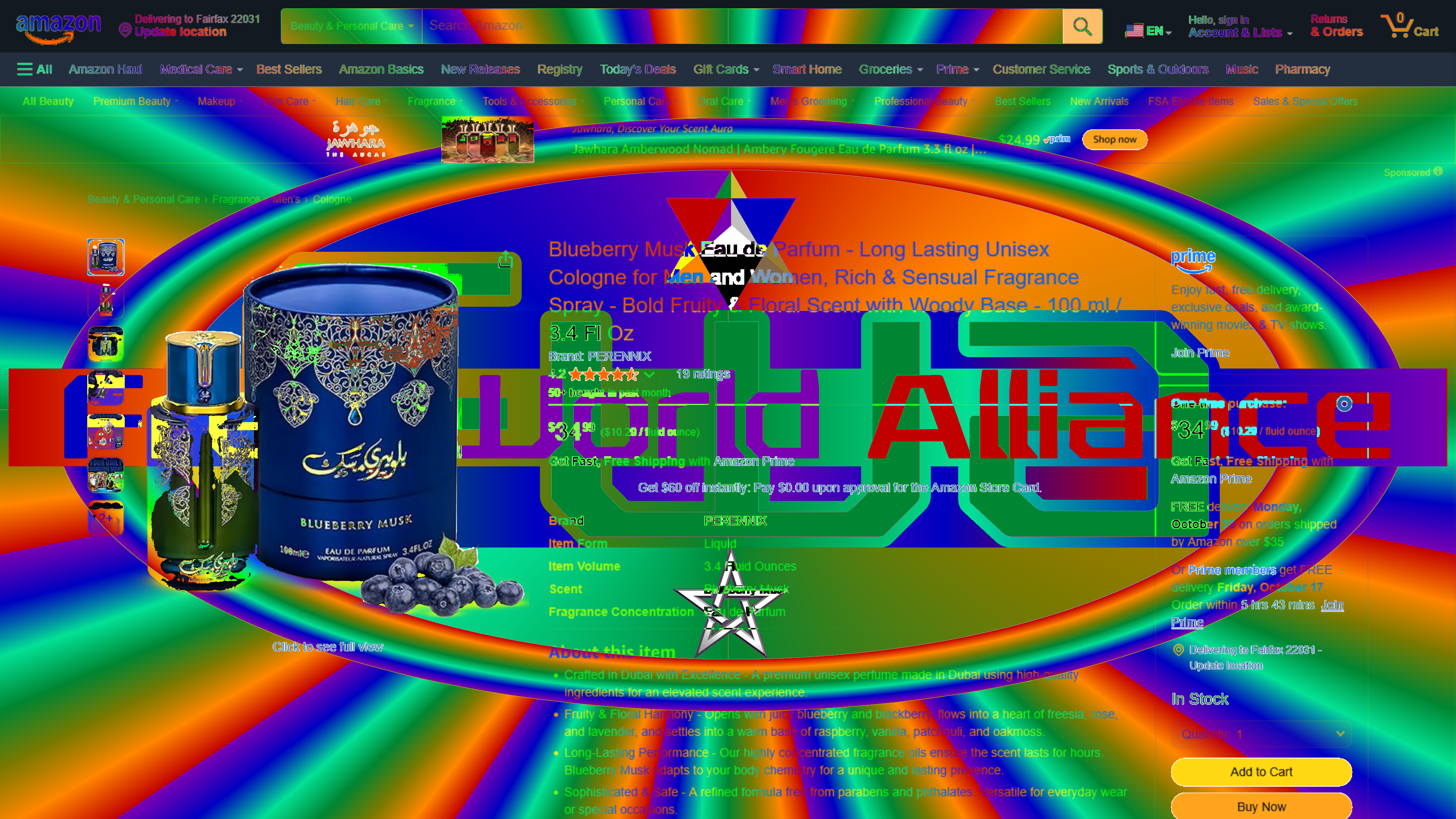 Ge-Spot Cologne, Ge-Spot Perfume, BlueBerry Unisex Perfume/Cologne